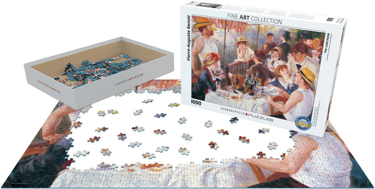 Puzzle Eurographics - 1000 p - Le Déjeuner - Pierre Auguste Renoir - Image 2