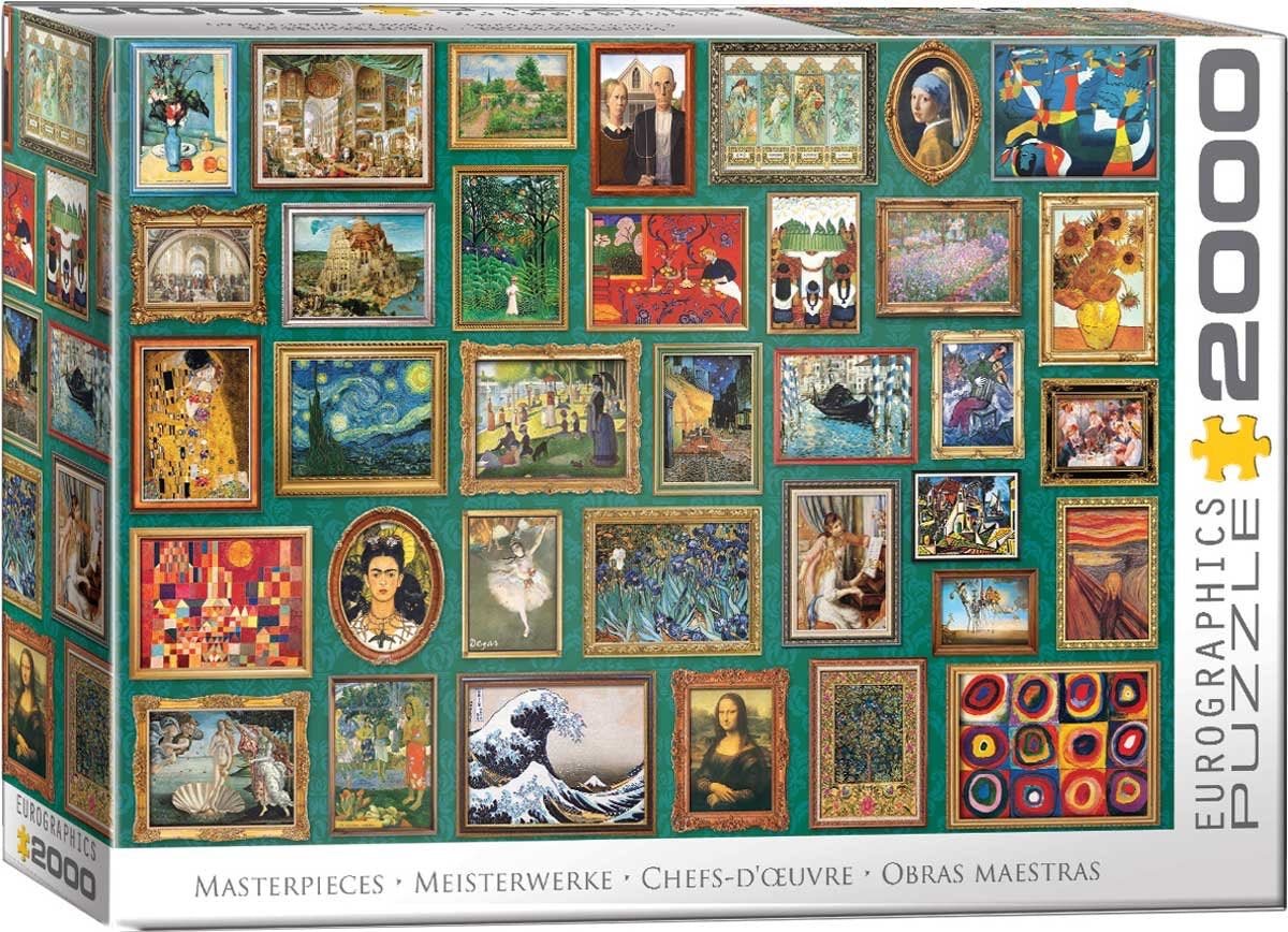 Puzzle Eurographics - 2000 p - Chefs-d'Oeuvre