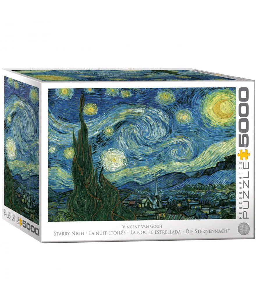 Puzzle Eurographics - 5000 p - La Nuit étoilée - Vincent Van Gogh