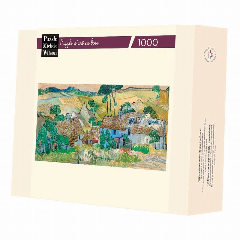 Puzzle MW - 1000 p - Fermes près d'auvert - VAN GOGH