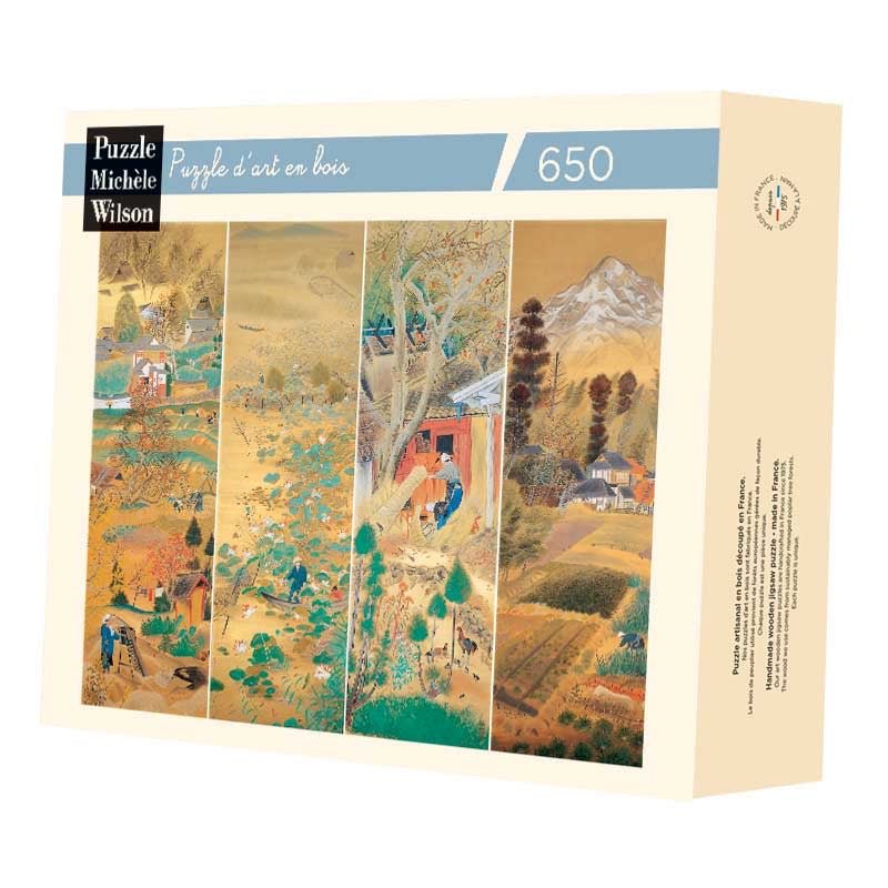 Puzzle MW - 650 p - Les environs de Kyoto au fil des saisons - Rofu