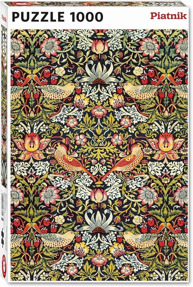 Puzzle Piatnik - 1000 p - Tapisserie, voleur de fraise, 1883 - William Morris